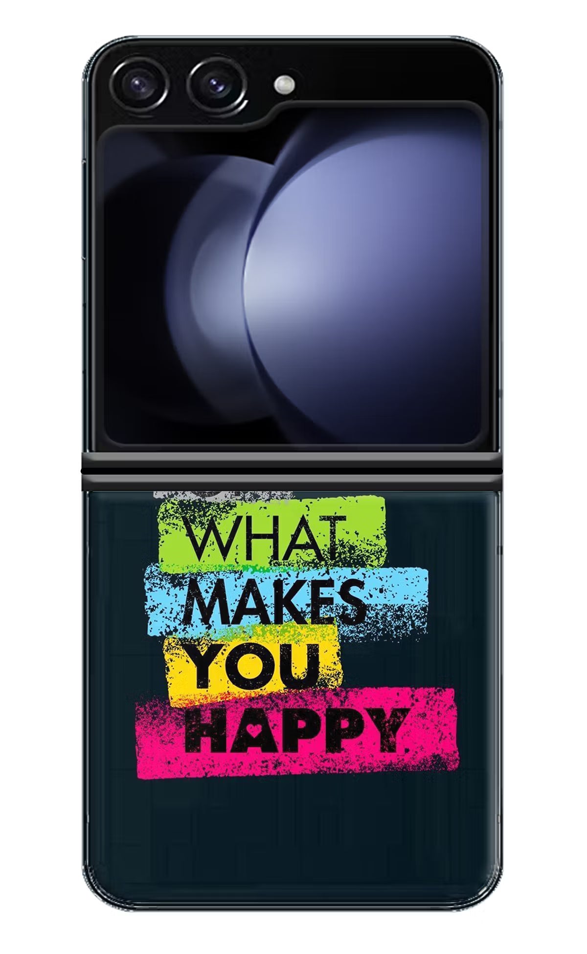Do More Of What Makes You Happy Samsung Galaxy Z Flip5 Hard Case Back Cover by Casekaro