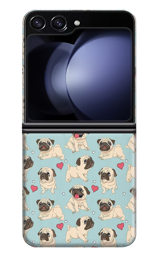 Pug Dog Samsung Galaxy Z Flip5 Hard Case Back Cover by Casekaro