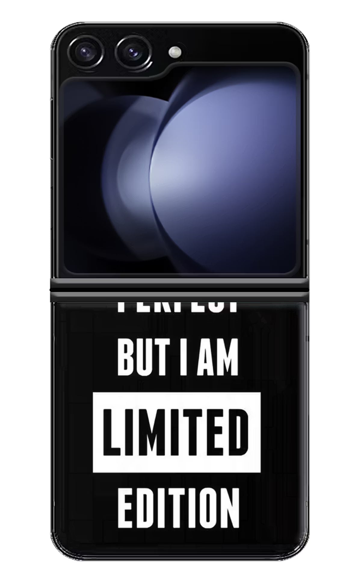 I Am Not Perfect But I Am Limited Edition Samsung Galaxy Z Flip5 Hard Case Back Cover by Casekaro