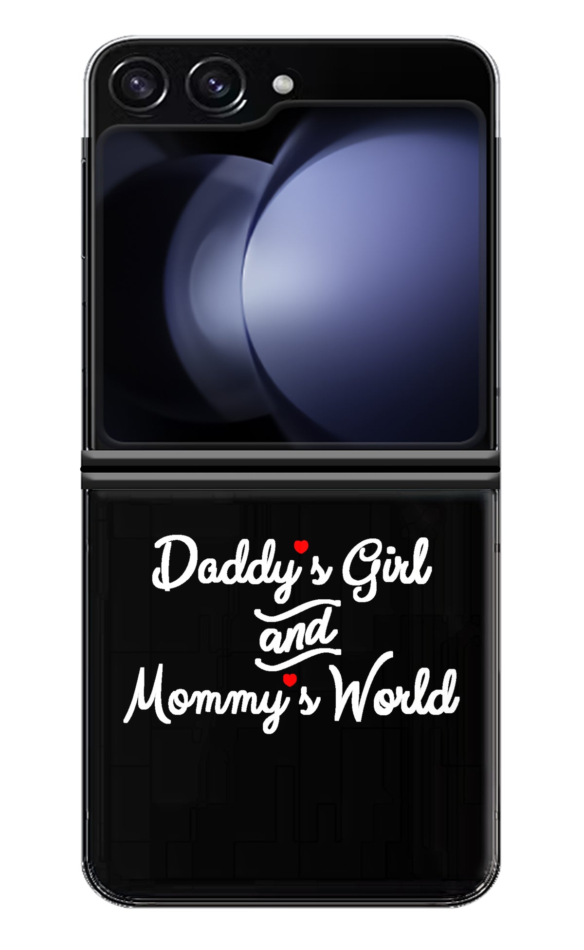 Daddy's Girl and Mommy's World Samsung Galaxy Z Flip5 Back Cover