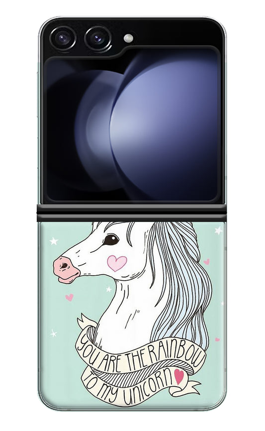 Unicorn Wallpaper Samsung Galaxy Z Flip5 Back Cover