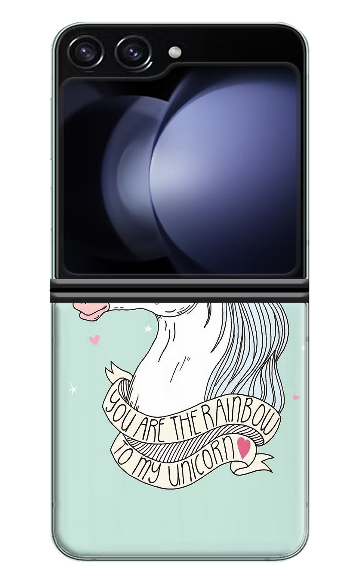 Unicorn Wallpaper Samsung Galaxy Z Flip5 Hard Case Back Cover by Casekaro