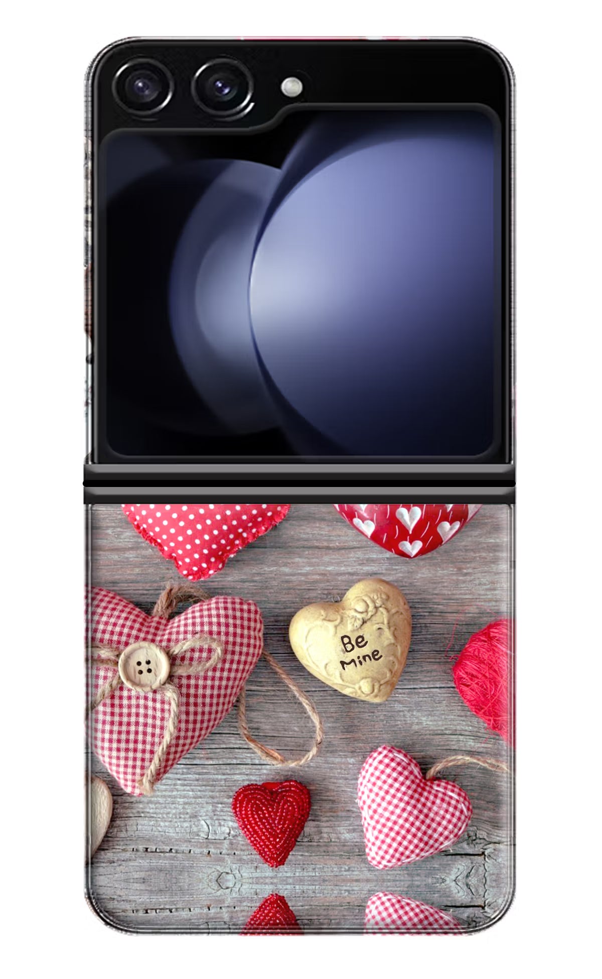 Love Wallpaper Samsung Galaxy Z Flip5 Hard Case Back Cover by Casekaro