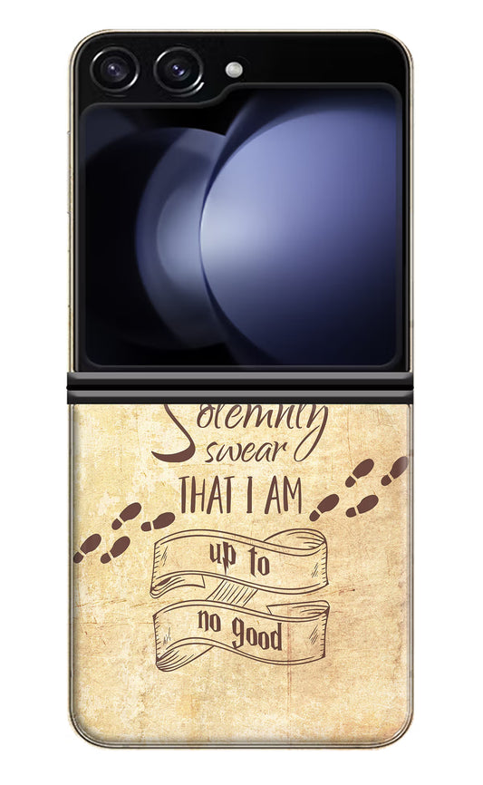 I Solemnly swear that i up to no good Samsung Galaxy Z Flip5 Hard Case Back Cover by Casekaro