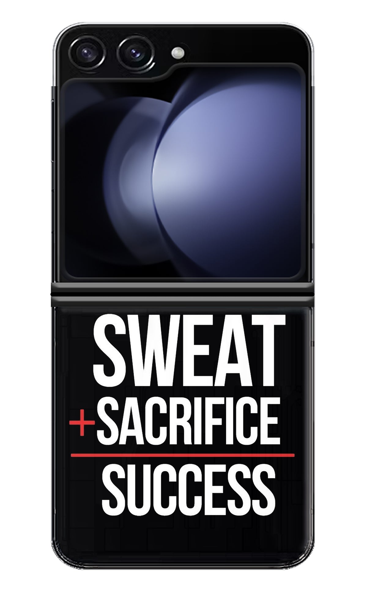 Sweat Sacrifice Success Samsung Galaxy Z Flip5 Back Cover