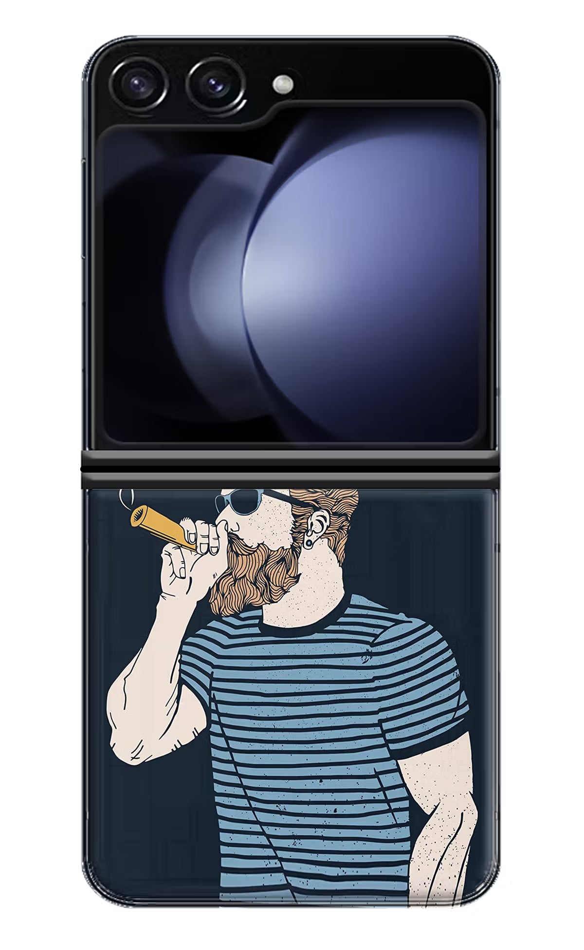 Smoking Samsung Galaxy Z Flip5 Hard Case Back Cover by Casekaro