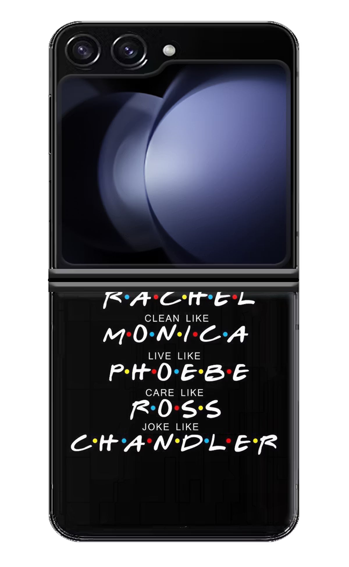 FRIENDS Character Samsung Galaxy Z Flip5 Hard Case Back Cover by Casekaro