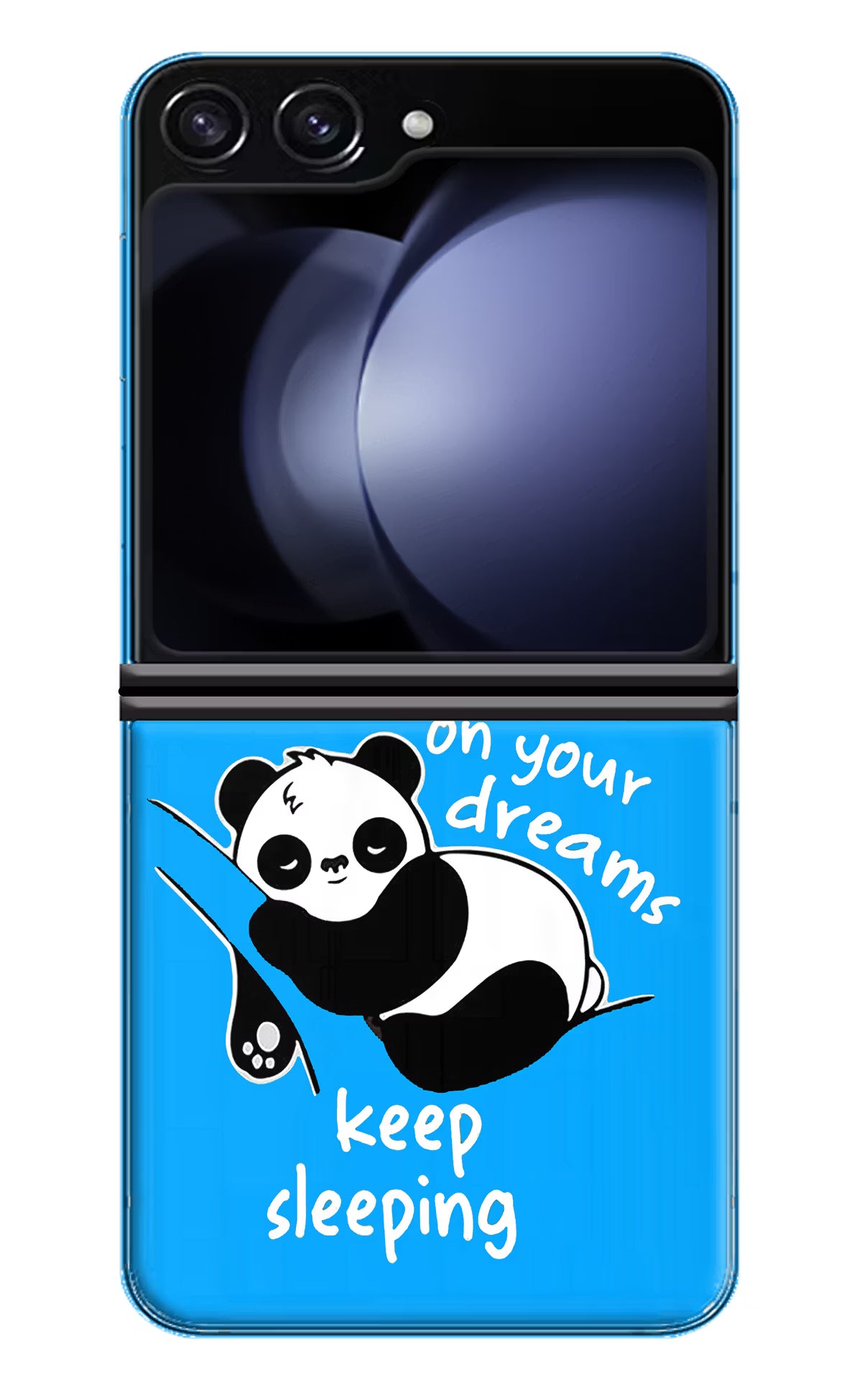 Keep Sleeping Samsung Galaxy Z Flip5 Hard Case Back Cover by Casekaro