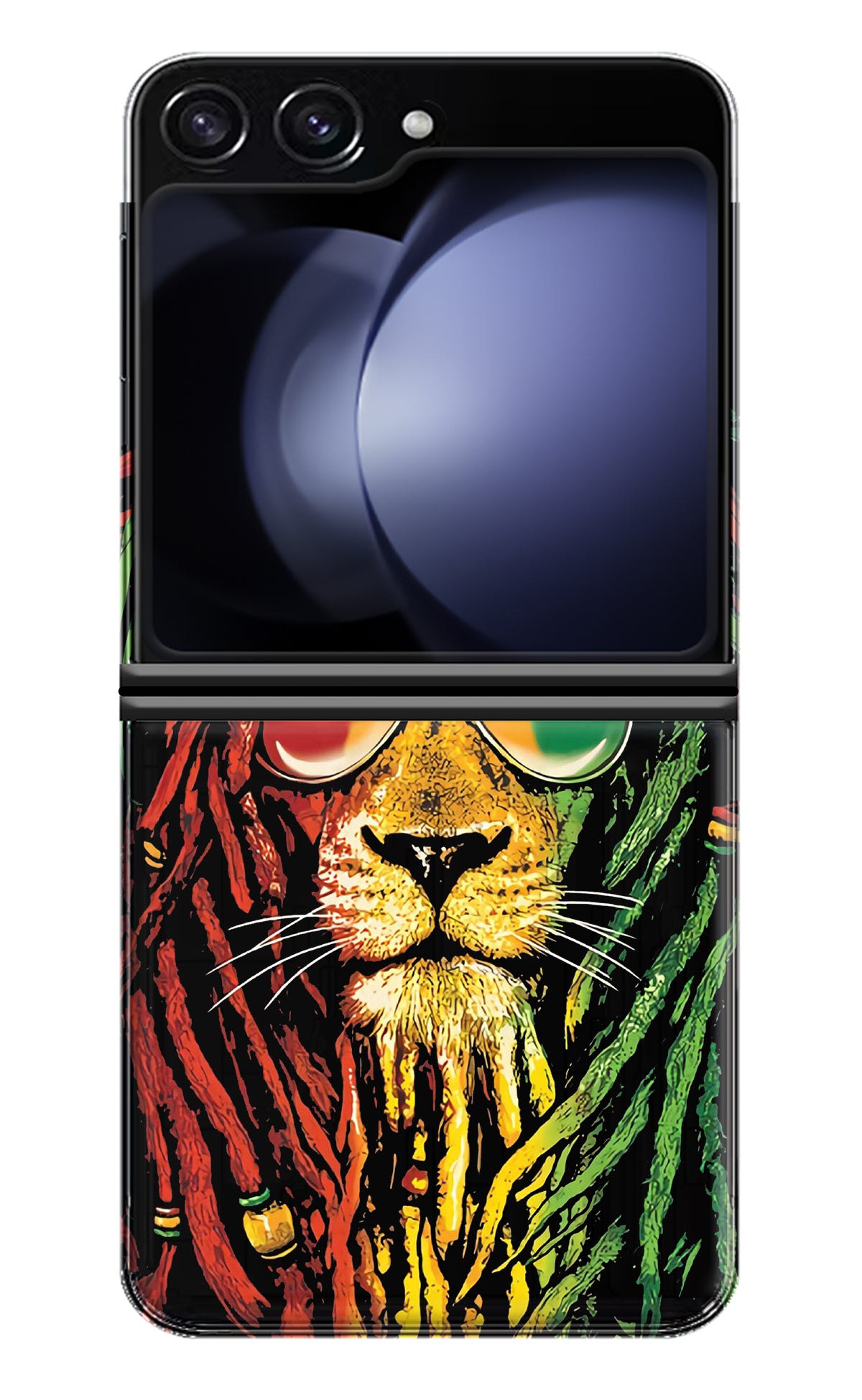 Rasta Lion Samsung Galaxy Z Flip5 Back Cover