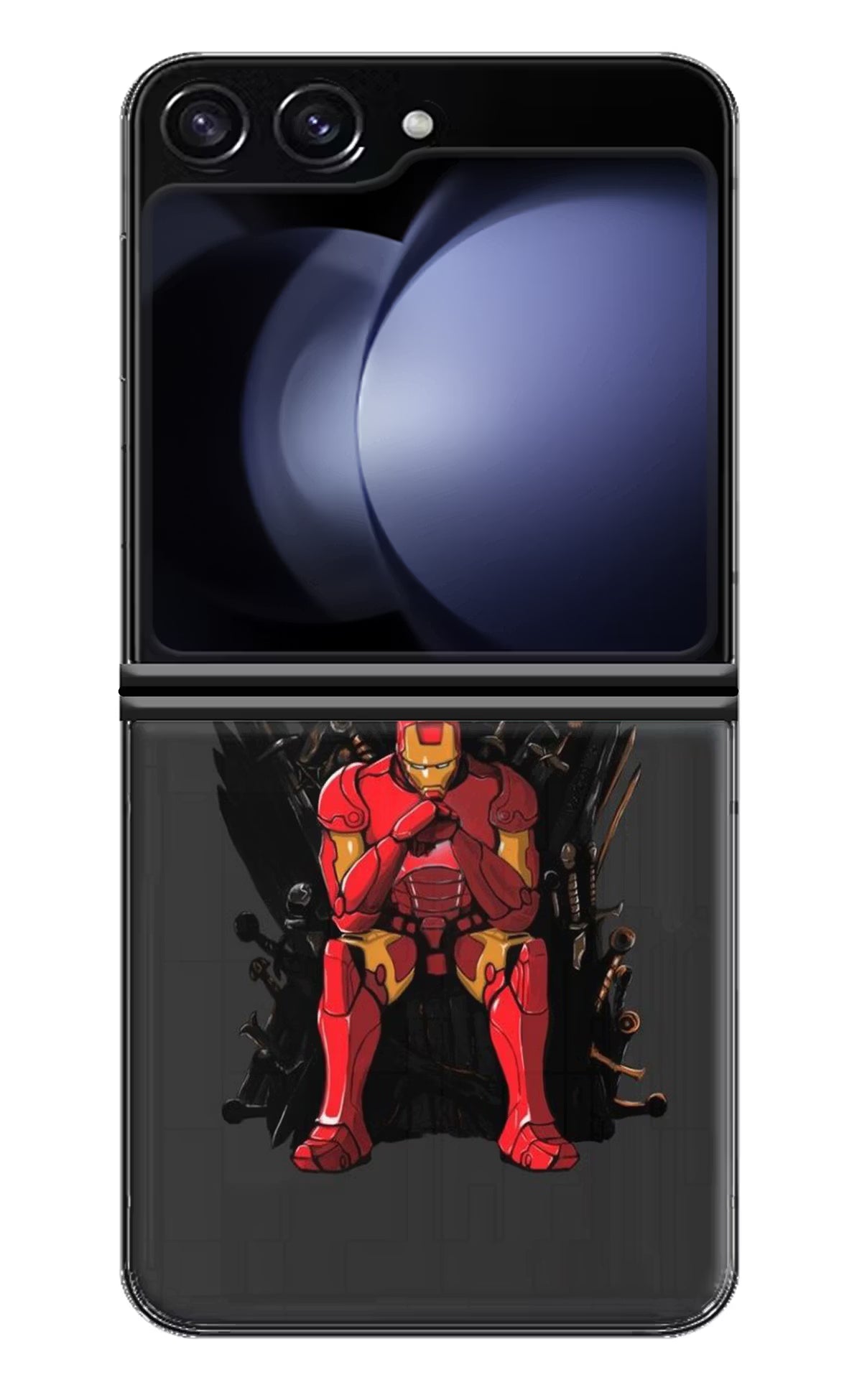 Ironman Throne Samsung Galaxy Z Flip5 Hard Case Back Cover by Casekaro