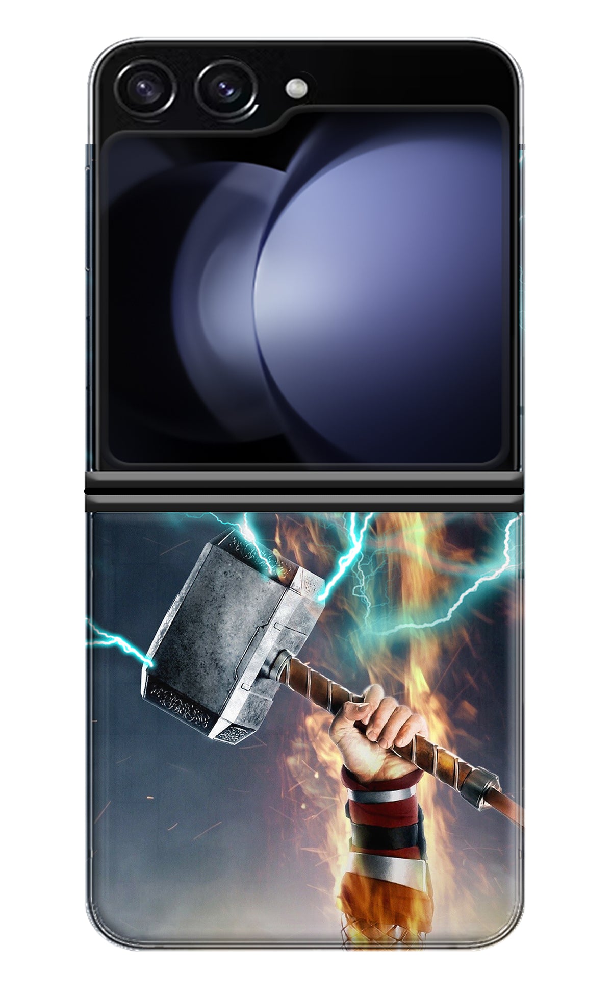 Thor Hammer Mjolnir Samsung Galaxy Z Flip5 Back Cover