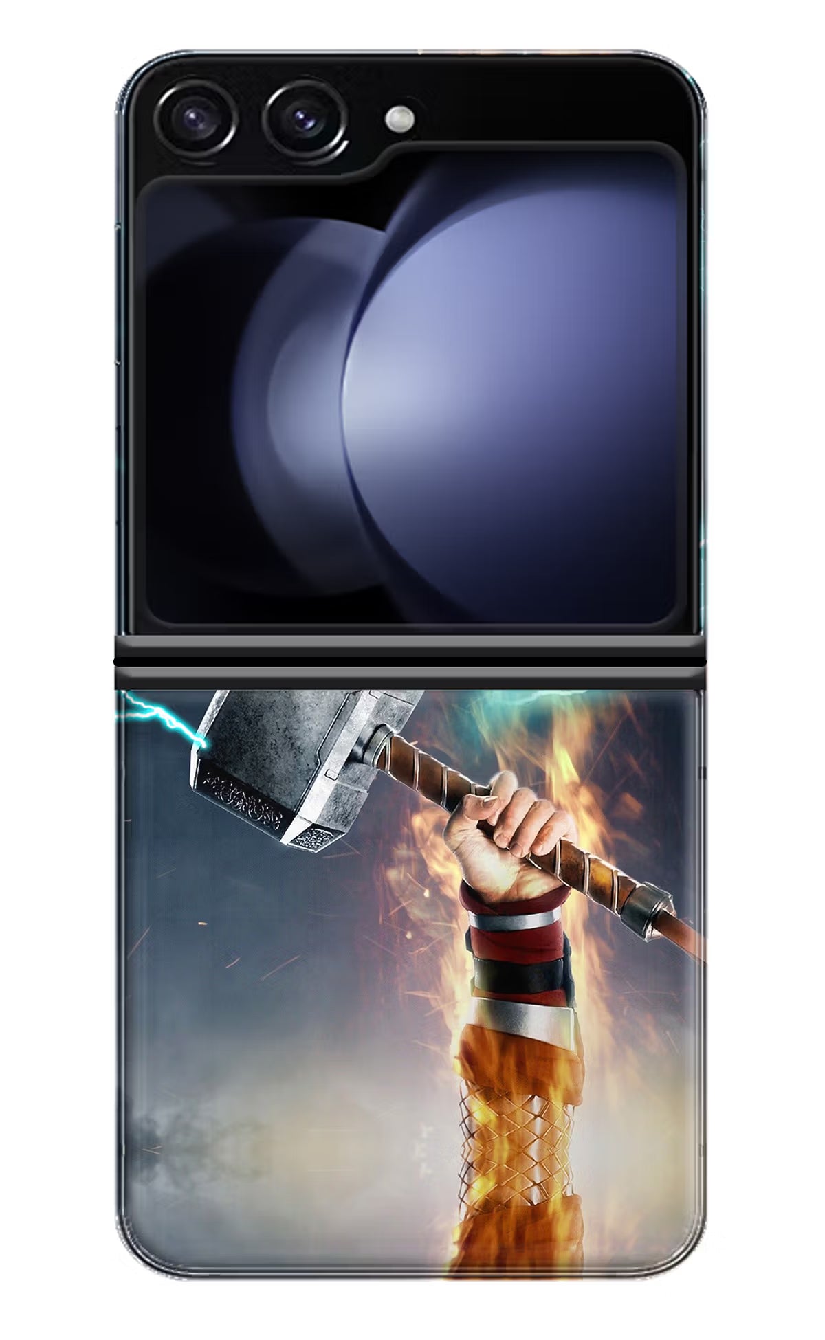 Thor Hammer Mjolnir Samsung Galaxy Z Flip5 Hard Case Back Cover by Casekaro