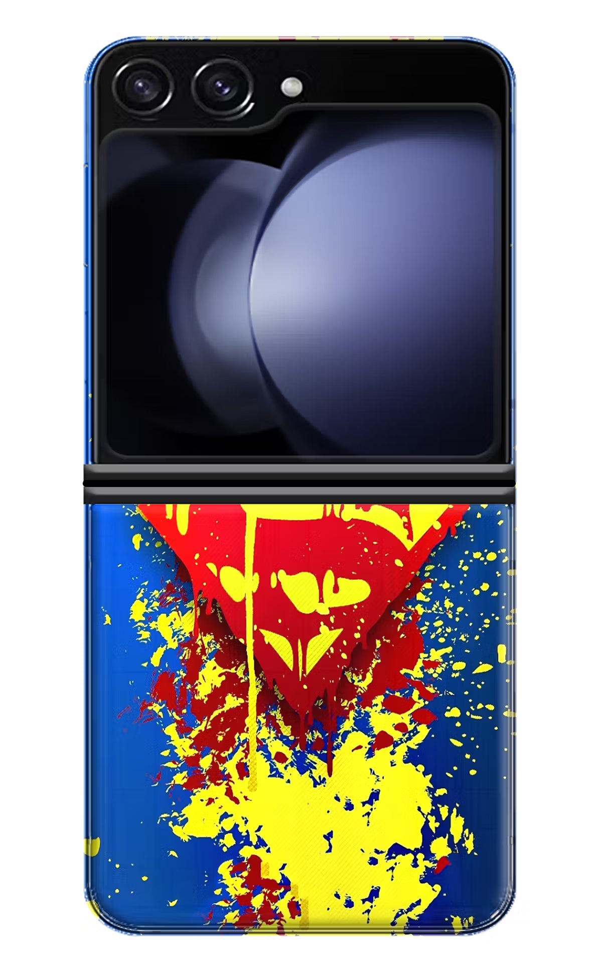 Superman logo Samsung Galaxy Z Flip5 Hard Case Back Cover by Casekaro