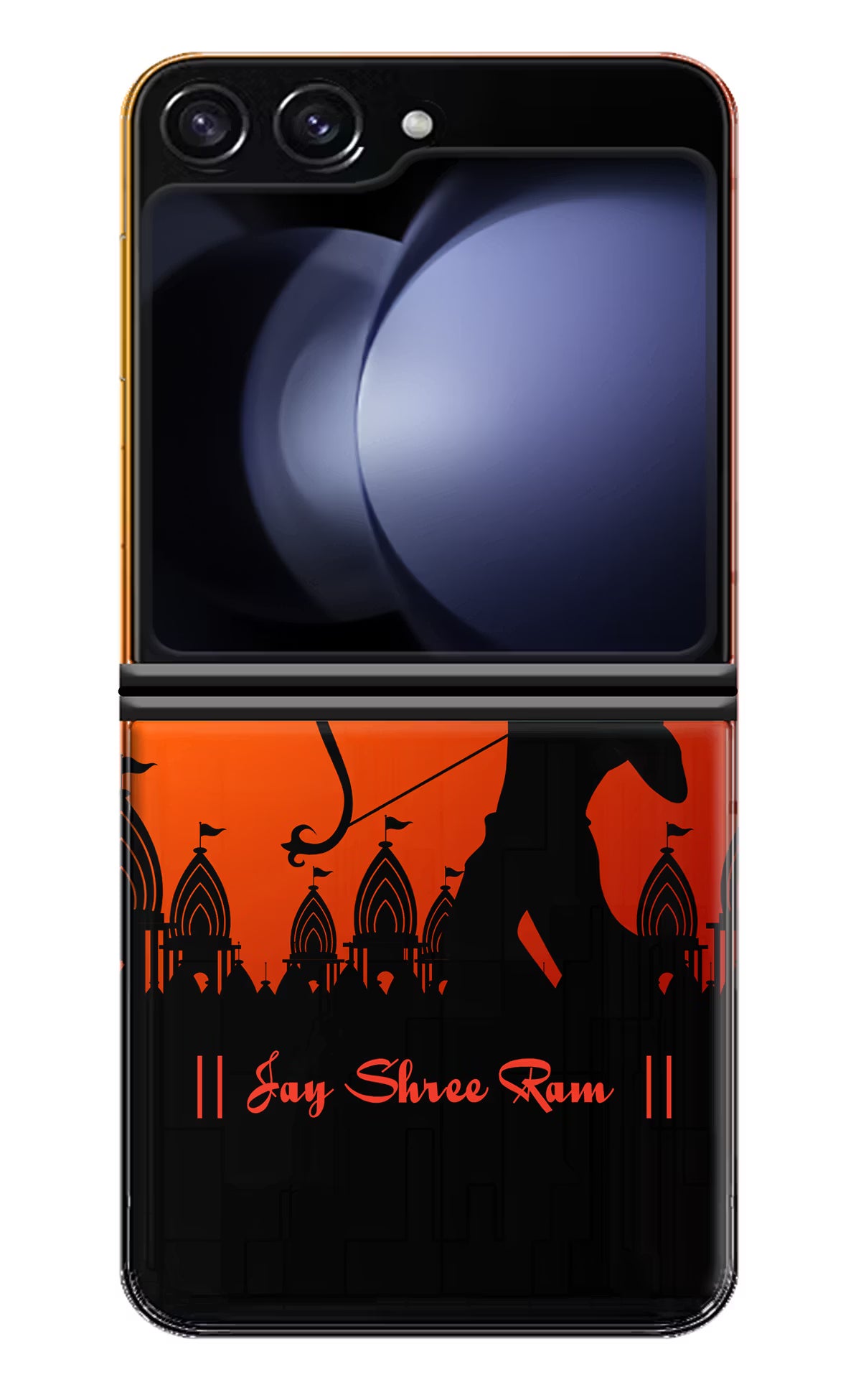 Lord Ram - 4 Samsung Galaxy Z Flip5 Hard Case Back Cover by Casekaro