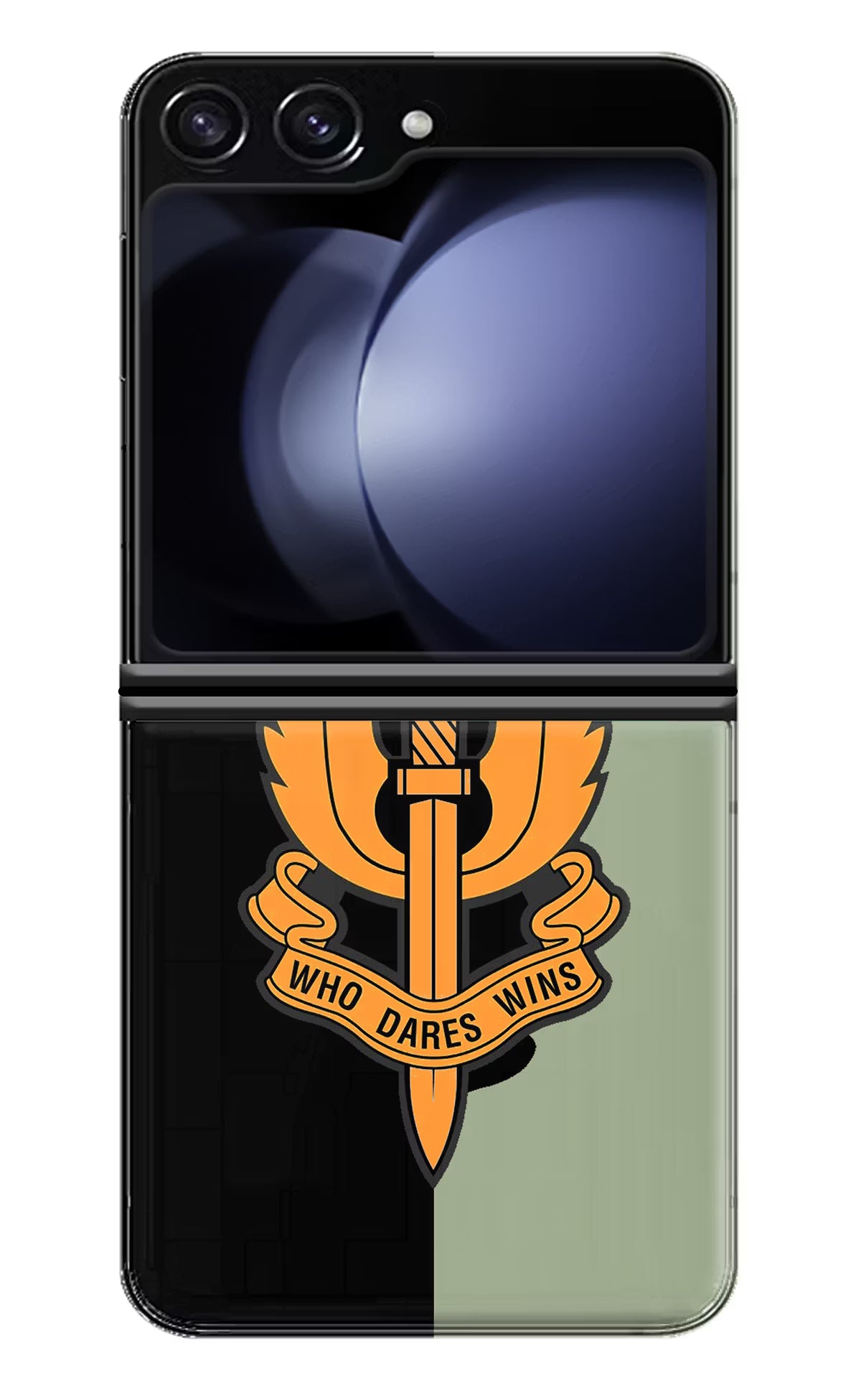 Balidan Logo Samsung Galaxy Z Flip5 Hard Case Back Cover by Casekaro