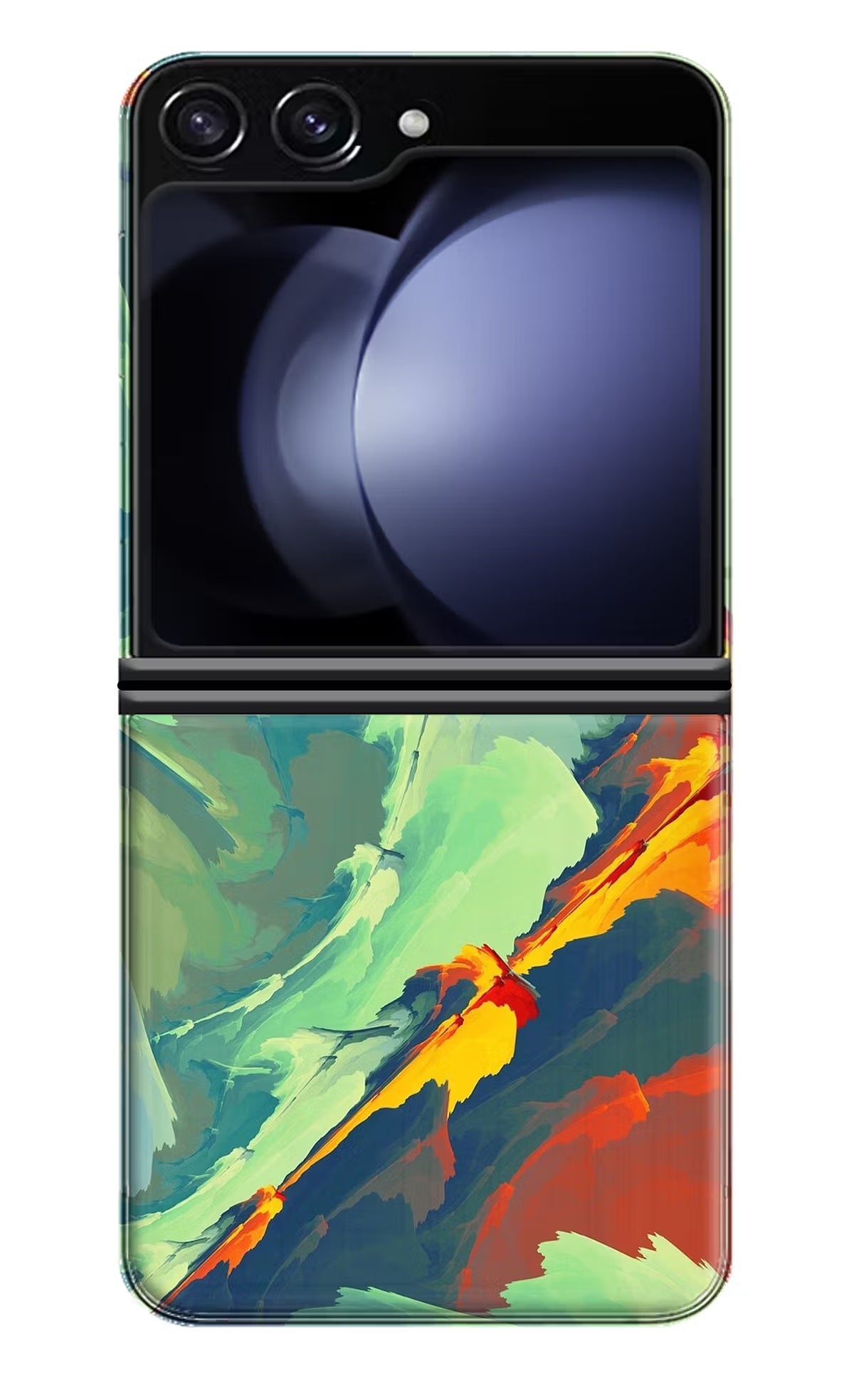 Paint Art Samsung Galaxy Z Flip5 Hard Case Back Cover by Casekaro