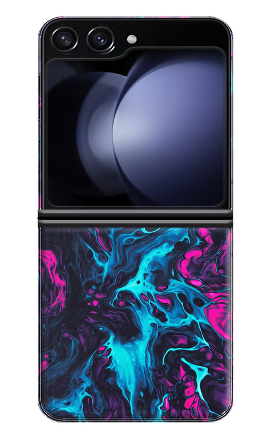 Abstract Samsung Galaxy Z Flip5 Hard Case Back Cover by Casekaro