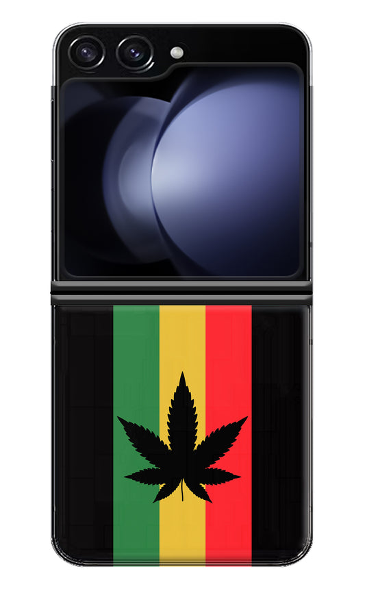 Weed Flag Samsung Galaxy Z Flip5 Back Cover