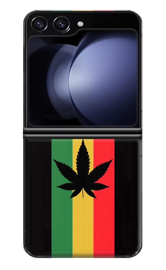 Weed Flag Samsung Galaxy Z Flip5 Hard Case Back Cover by Casekaro