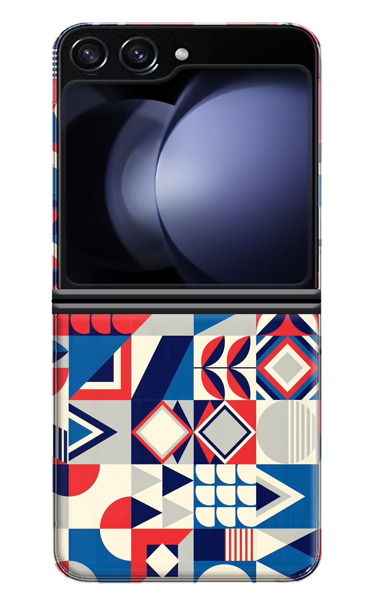 Colorful Pattern Samsung Galaxy Z Flip5 Hard Case Back Cover by Casekaro