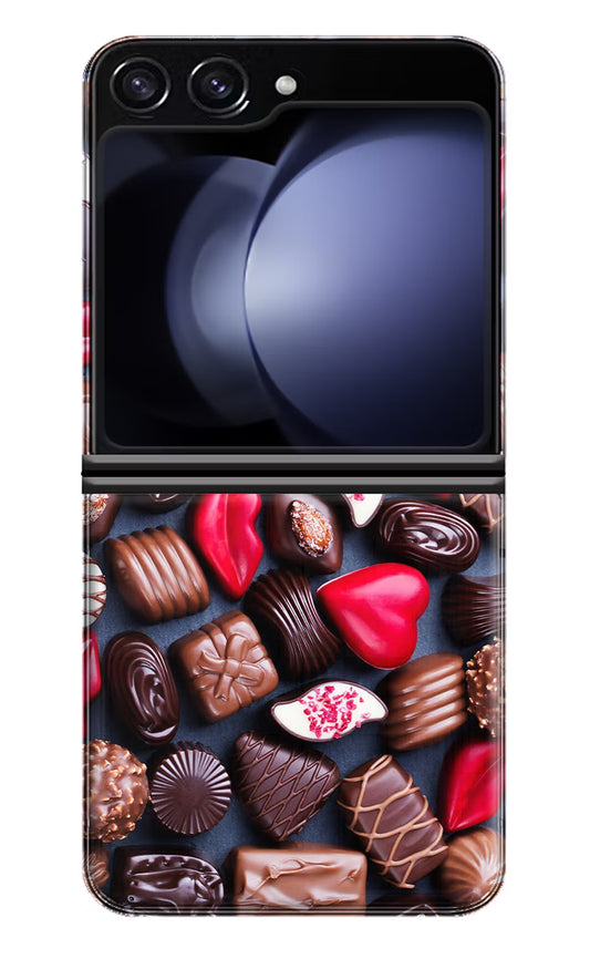 Chocolates Samsung Galaxy Z Flip5 Hard Case Back Cover by Casekaro