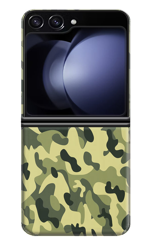 Camouflage Samsung Galaxy Z Flip5 Hard Case Back Cover by Casekaro