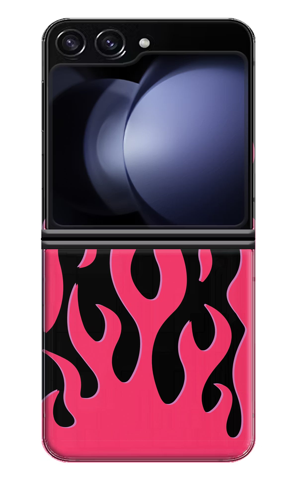 Fire Flames Samsung Galaxy Z Flip5 Hard Case Back Cover by Casekaro