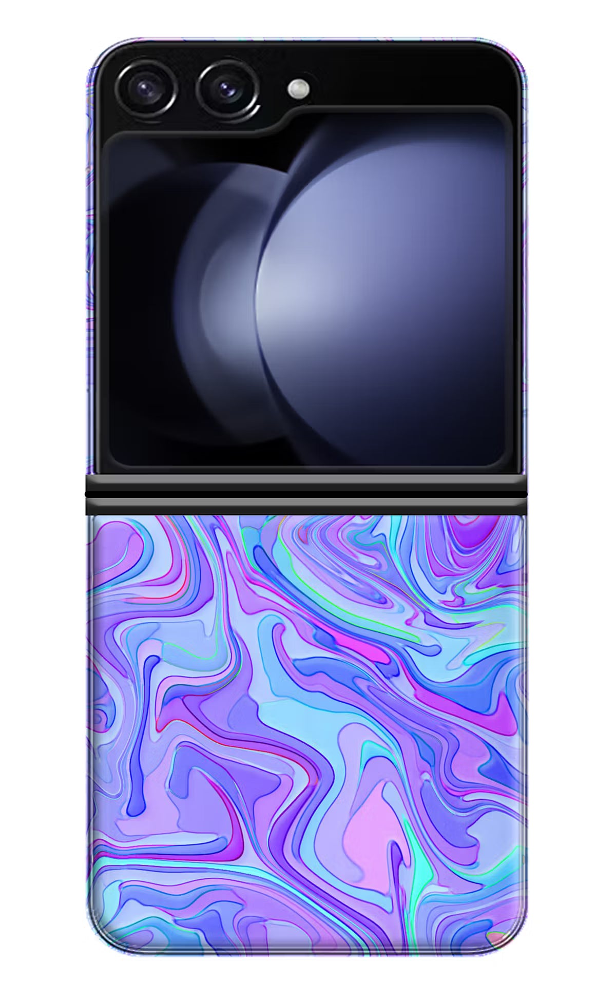 Glitter Samsung Galaxy Z Flip5 Hard Case Back Cover by Casekaro