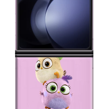Cute Little Birds Samsung Galaxy Z Flip5 Hard Case Back Cover by Casekaro