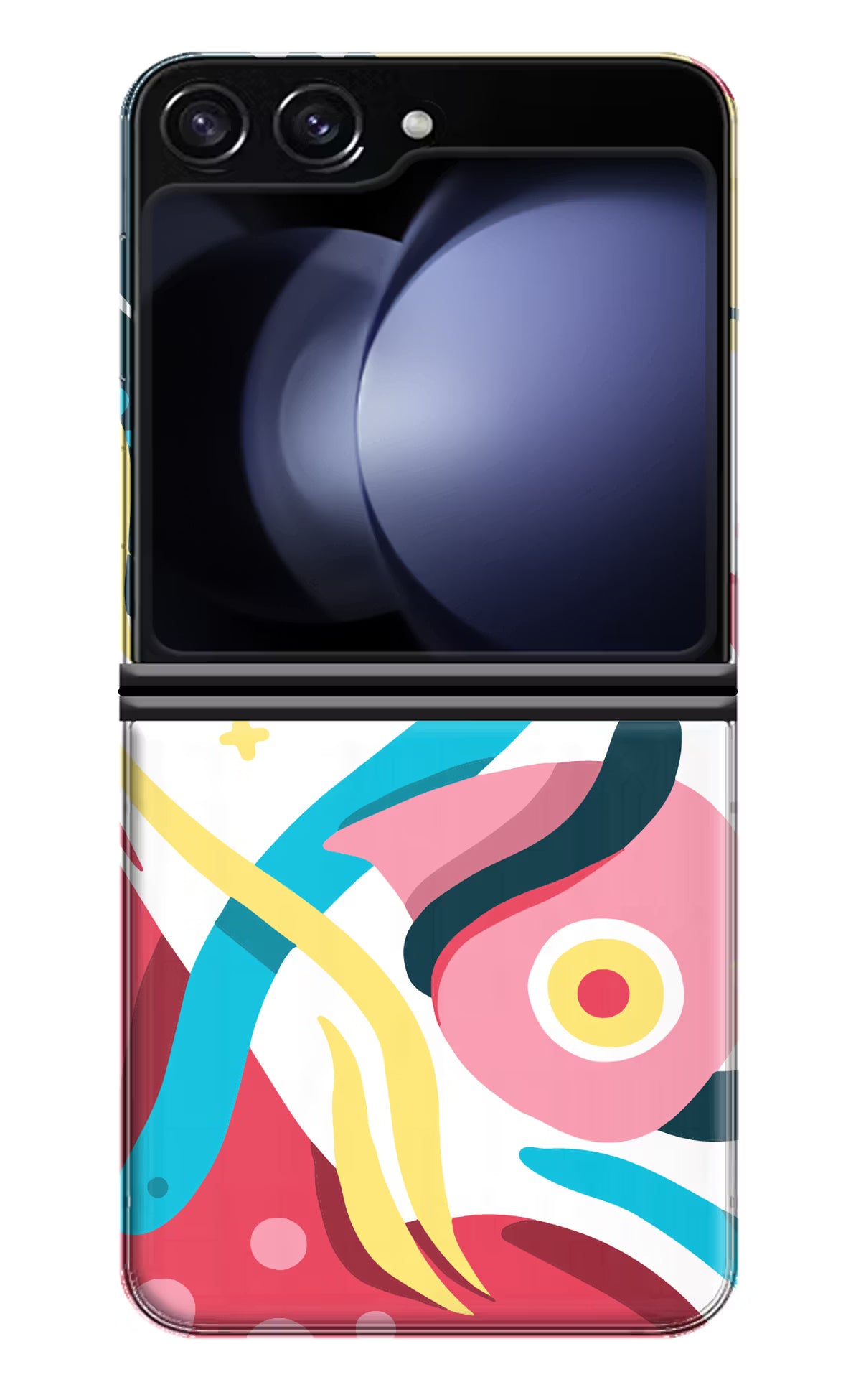 Trippy Samsung Galaxy Z Flip5 Hard Case Back Cover by Casekaro