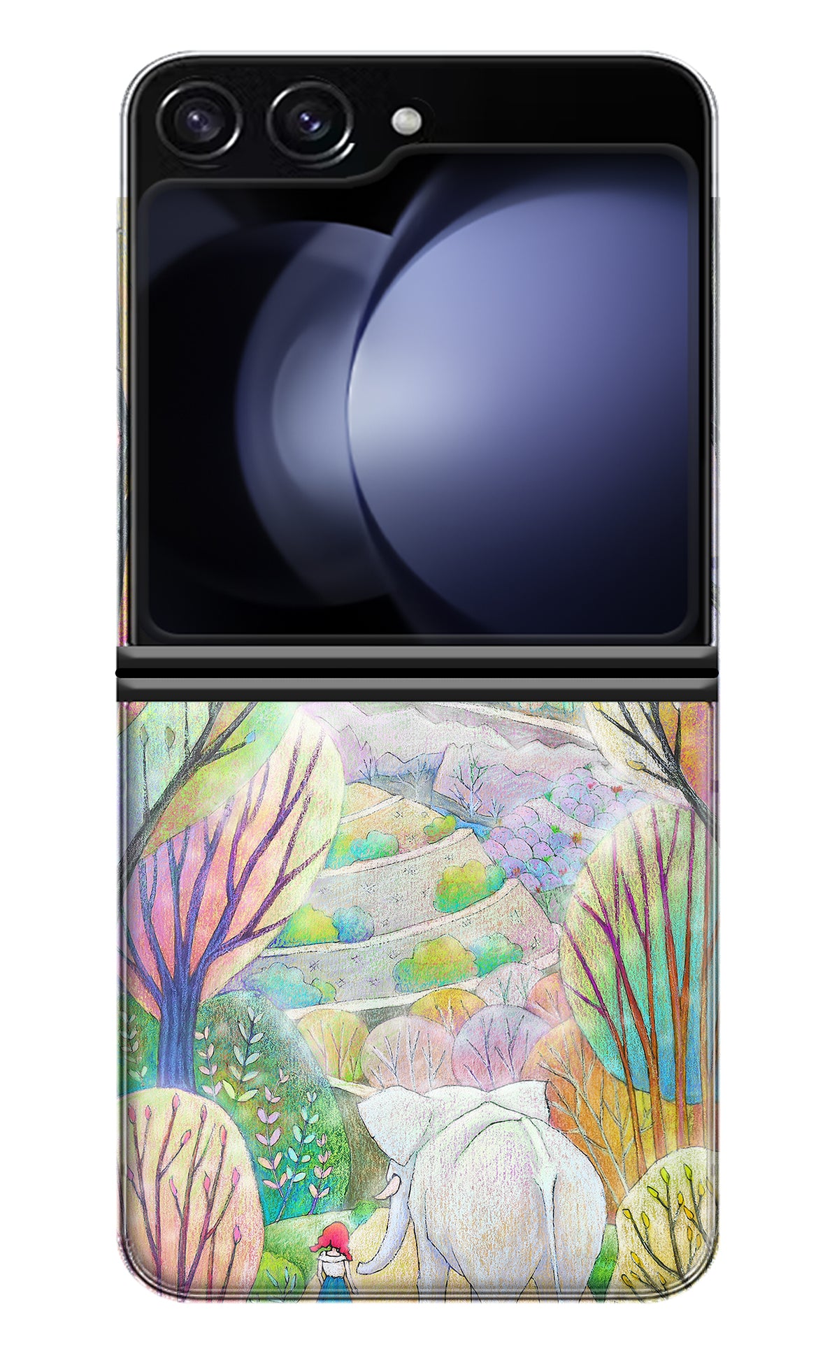 Nature Painting Samsung Galaxy Z Flip5 Back Cover