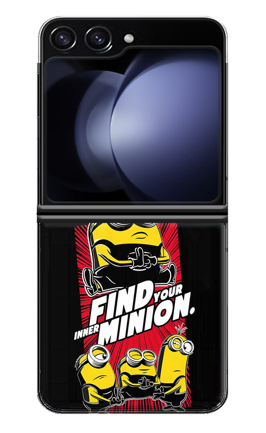 Find your inner Minion Samsung Galaxy Z Flip5 Back Cover