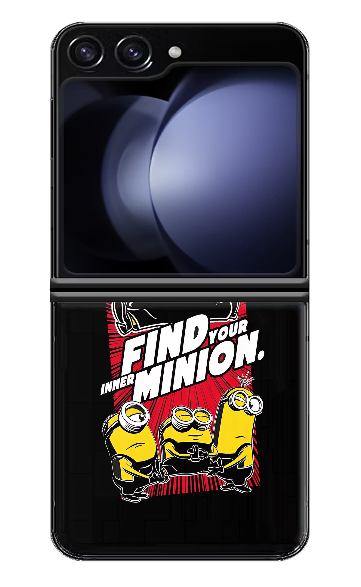 Find your inner Minion Samsung Galaxy Z Flip5 Hard Case Back Cover by Casekaro