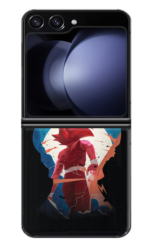 Goku Samsung Galaxy Z Flip5 Hard Case Back Cover by Casekaro
