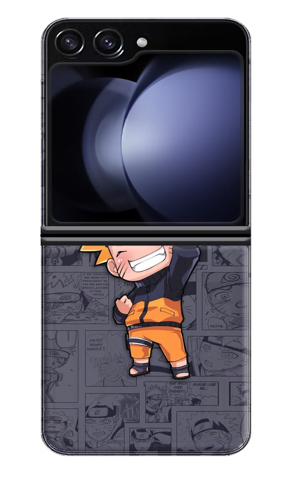 Chota Naruto Samsung Galaxy Z Flip5 Hard Case Back Cover by Casekaro