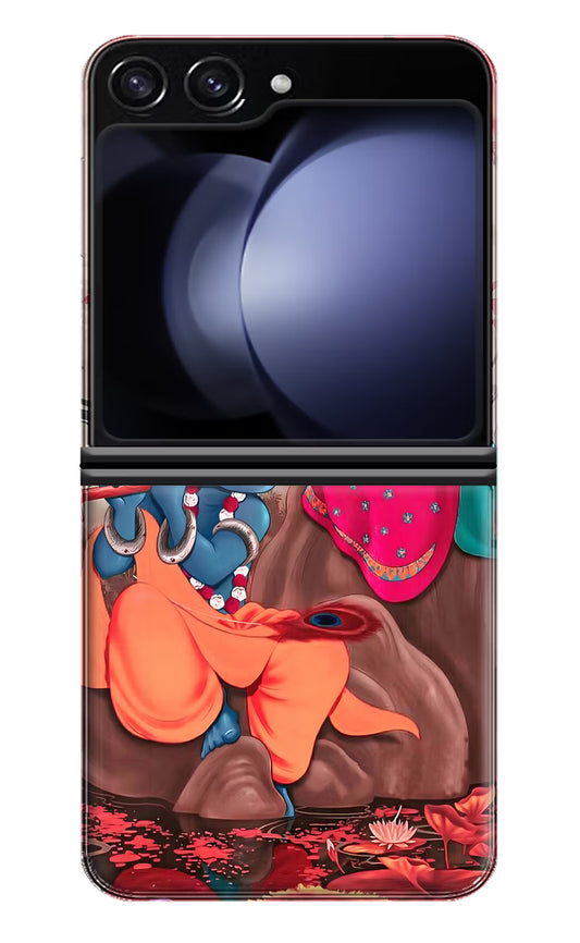 Radhe Krishna Samsung Galaxy Z Flip5 Hard Case Back Cover by Casekaro