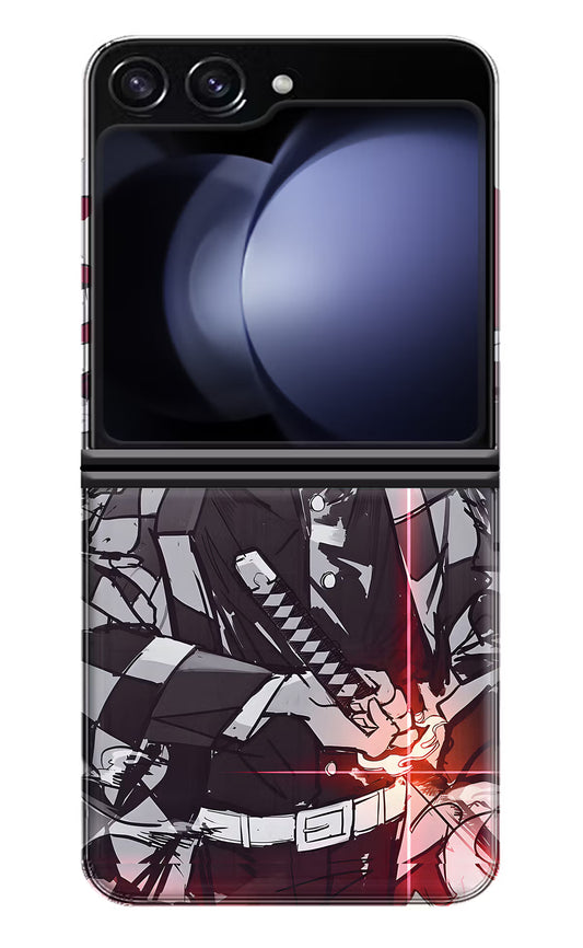 Demon Slayer Samsung Galaxy Z Flip5 Hard Case Back Cover by Casekaro