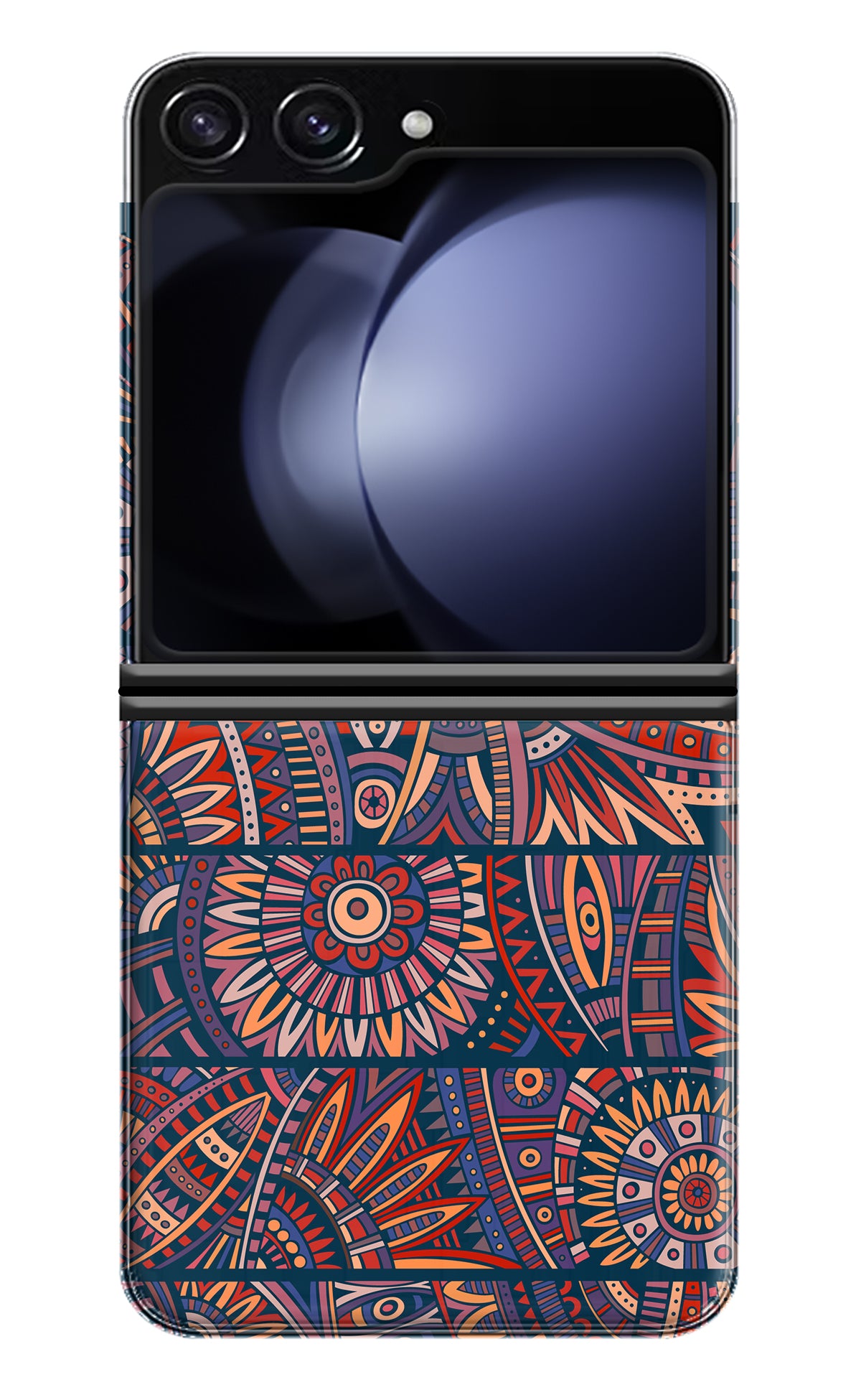 African Culture Design Samsung Galaxy Z Flip5 Back Cover