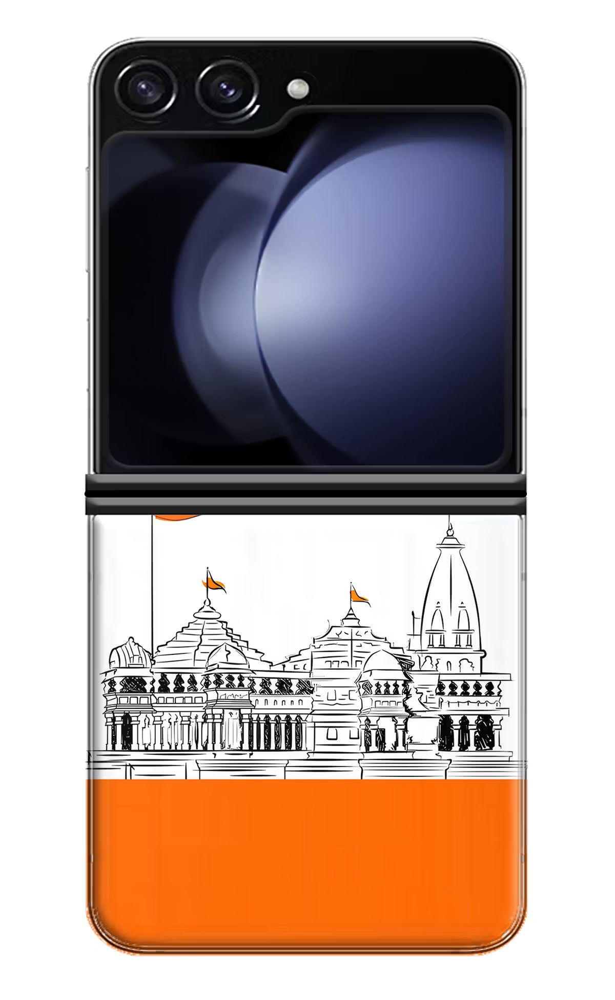 Jai Shree Ram Hindu Samsung Galaxy Z Flip5 Hard Case Back Cover by Casekaro