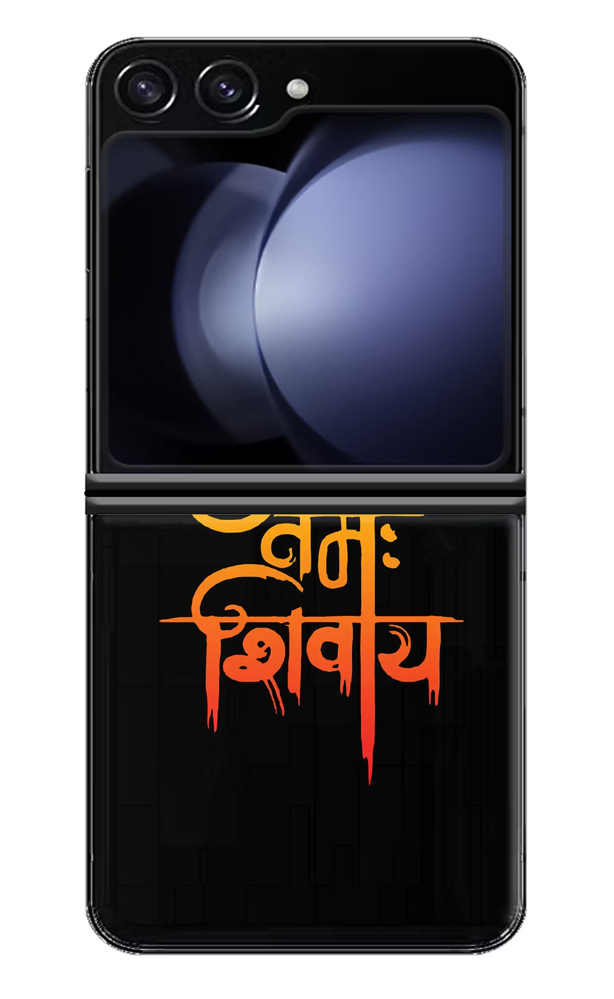 Om Namah Shivay Samsung Galaxy Z Flip5 Hard Case Back Cover by Casekaro