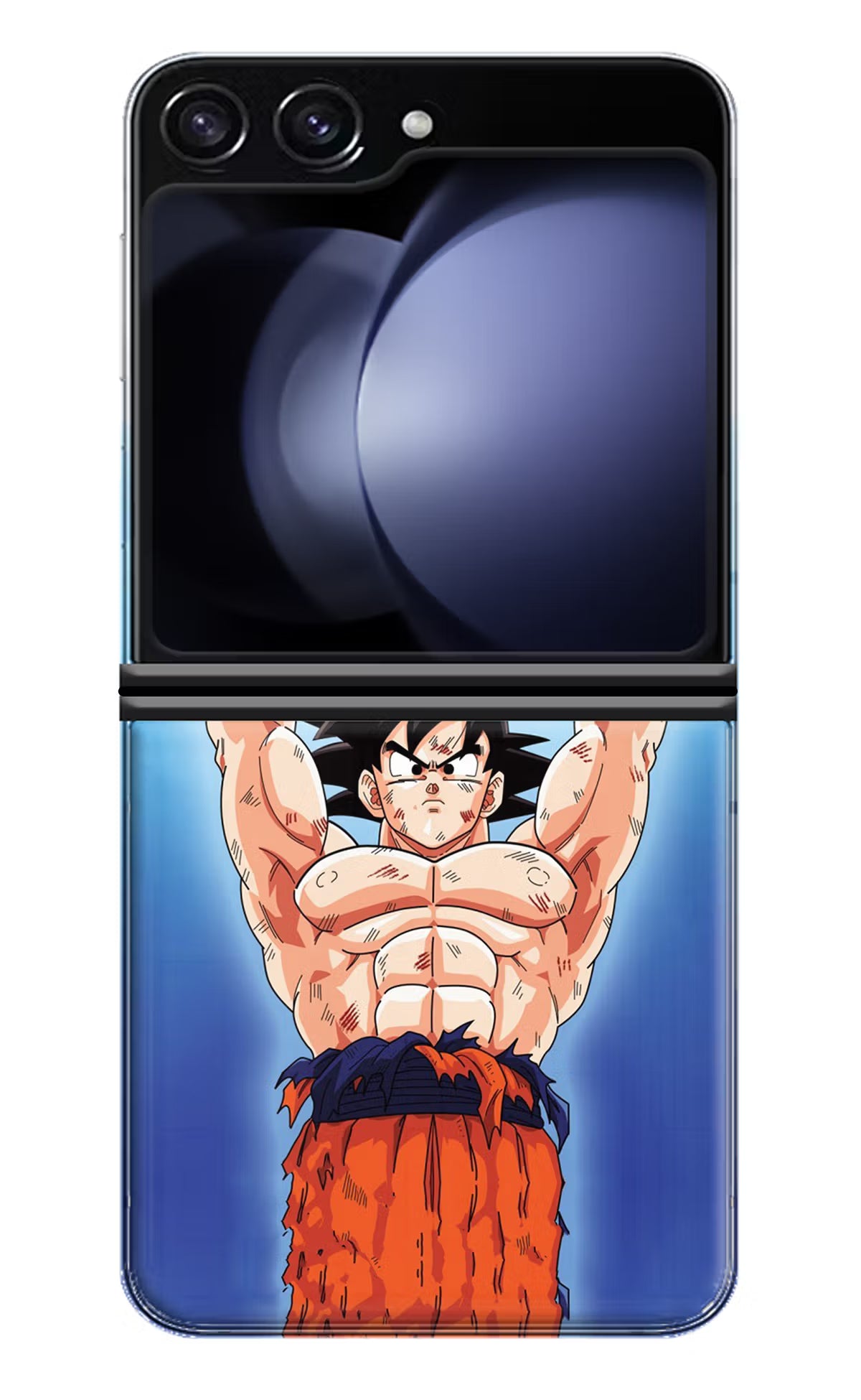 Goku Power Samsung Galaxy Z Flip5 Hard Case Back Cover by Casekaro