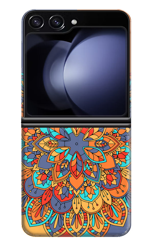 Color Mandala Samsung Galaxy Z Flip5 Hard Case Back Cover by Casekaro