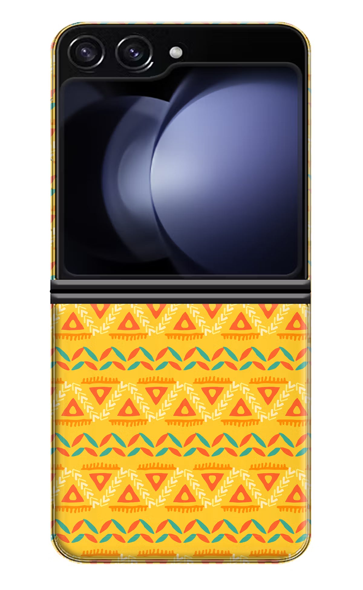 Tribal Pattern Samsung Galaxy Z Flip5 Hard Case Back Cover by Casekaro
