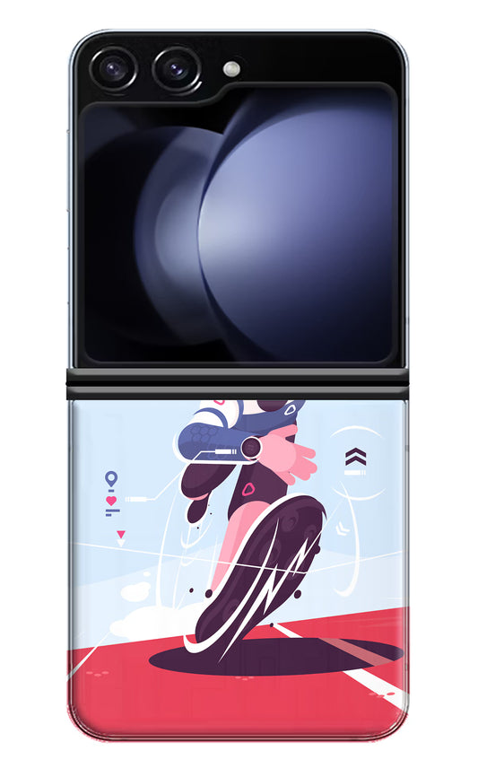 Run Pro Samsung Galaxy Z Flip5 Hard Case Back Cover by Casekaro