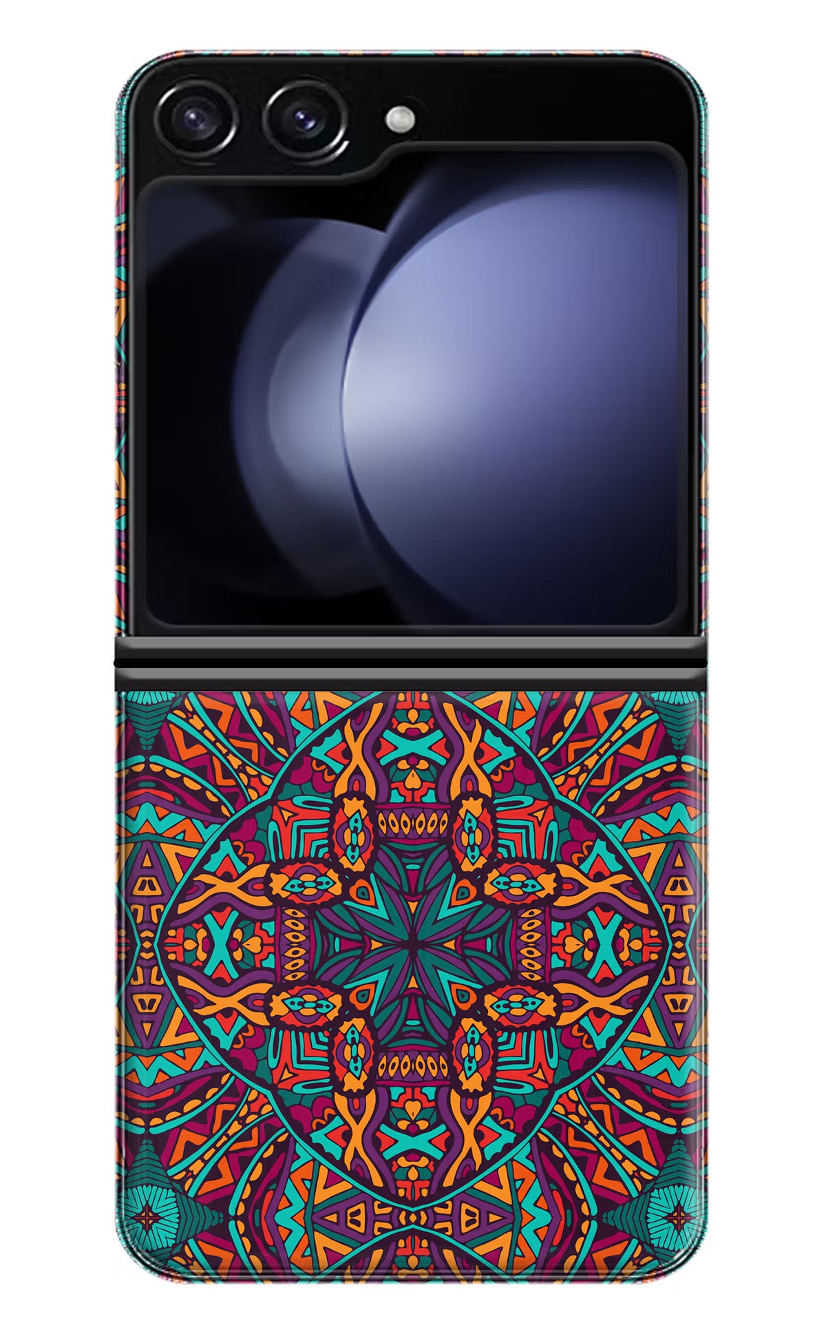 Colour Mandala Samsung Galaxy Z Flip5 Hard Case Back Cover by Casekaro