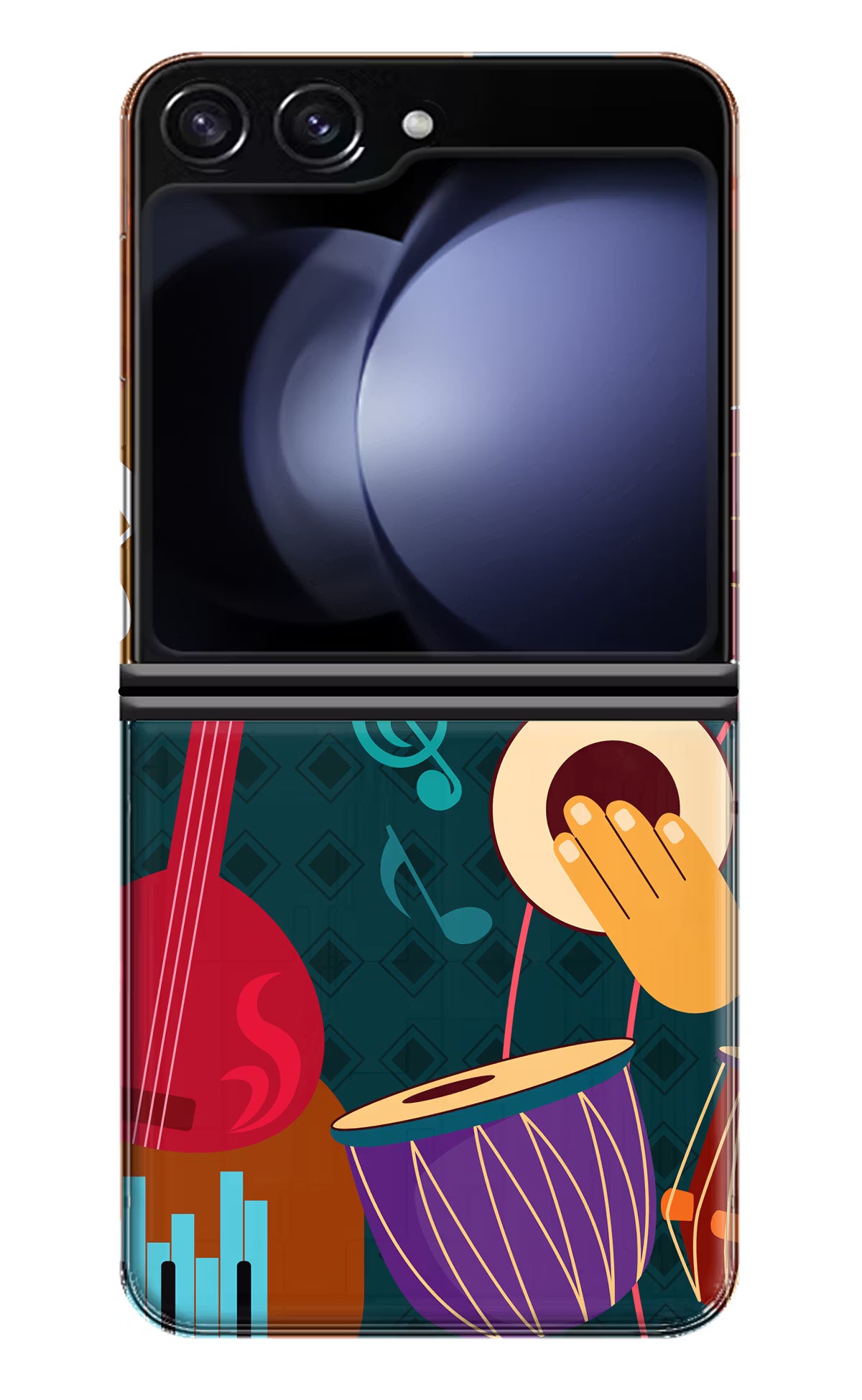 Music Instrument Samsung Galaxy Z Flip5 Hard Case Back Cover by Casekaro