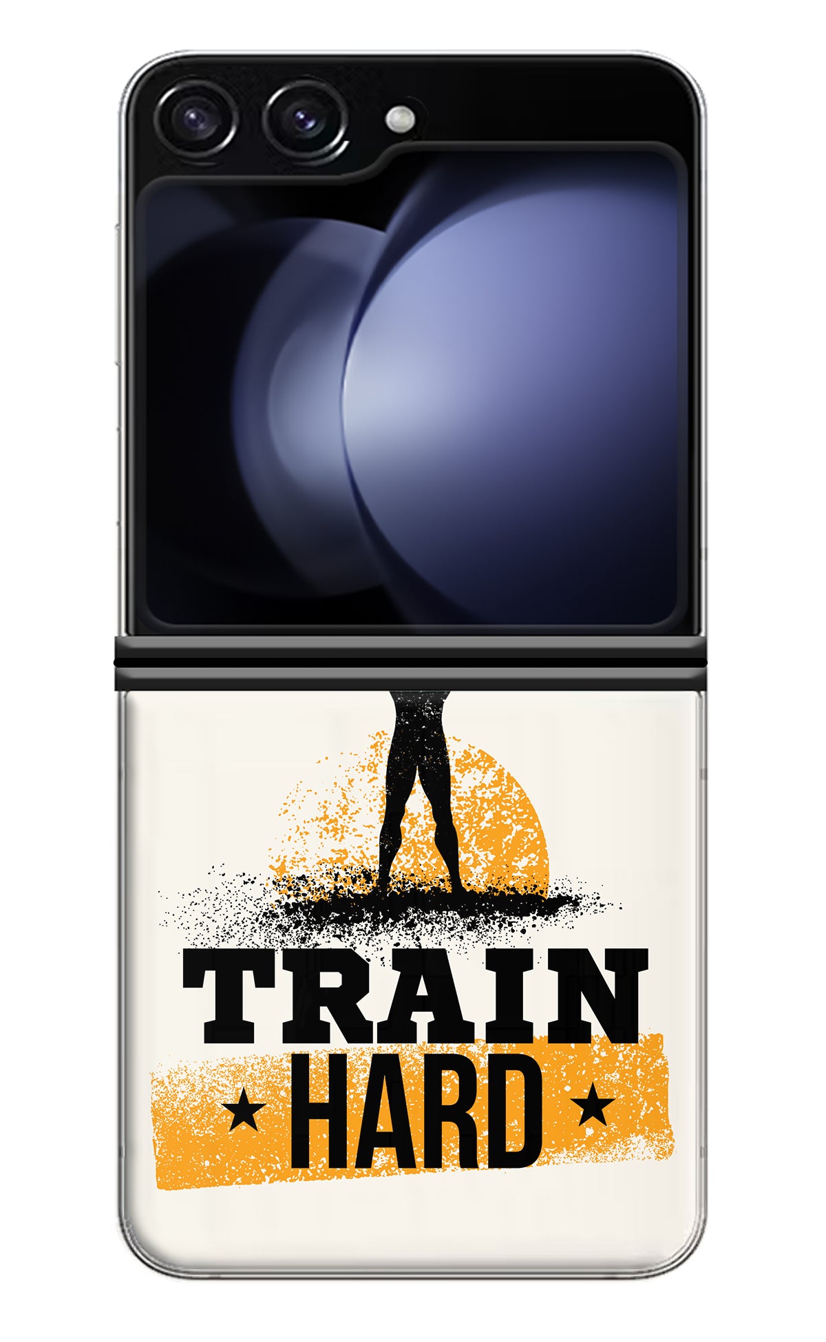 Train Hard Samsung Galaxy Z Flip5 Back Cover