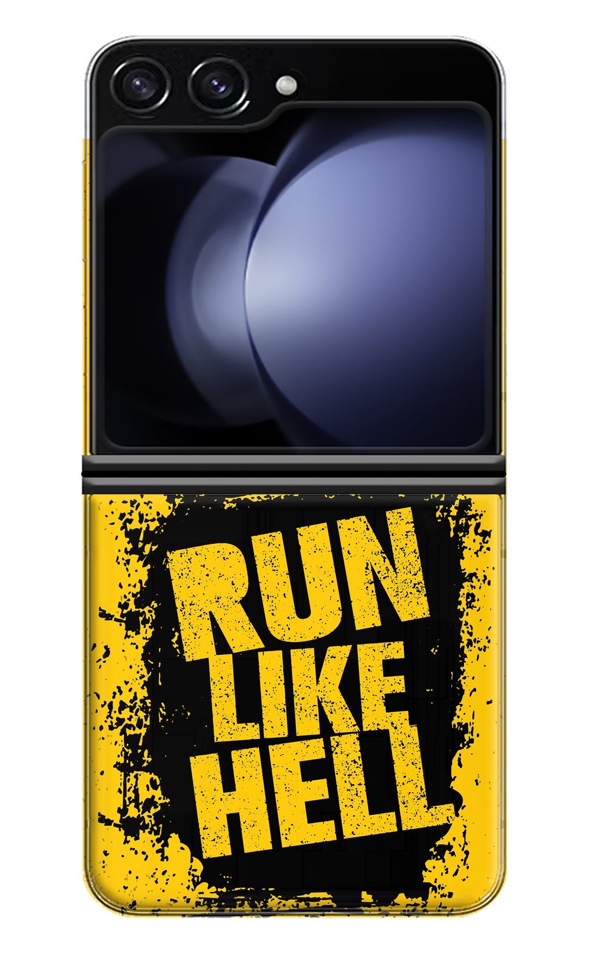 Run Like Hell Samsung Galaxy Z Flip5 Back Cover