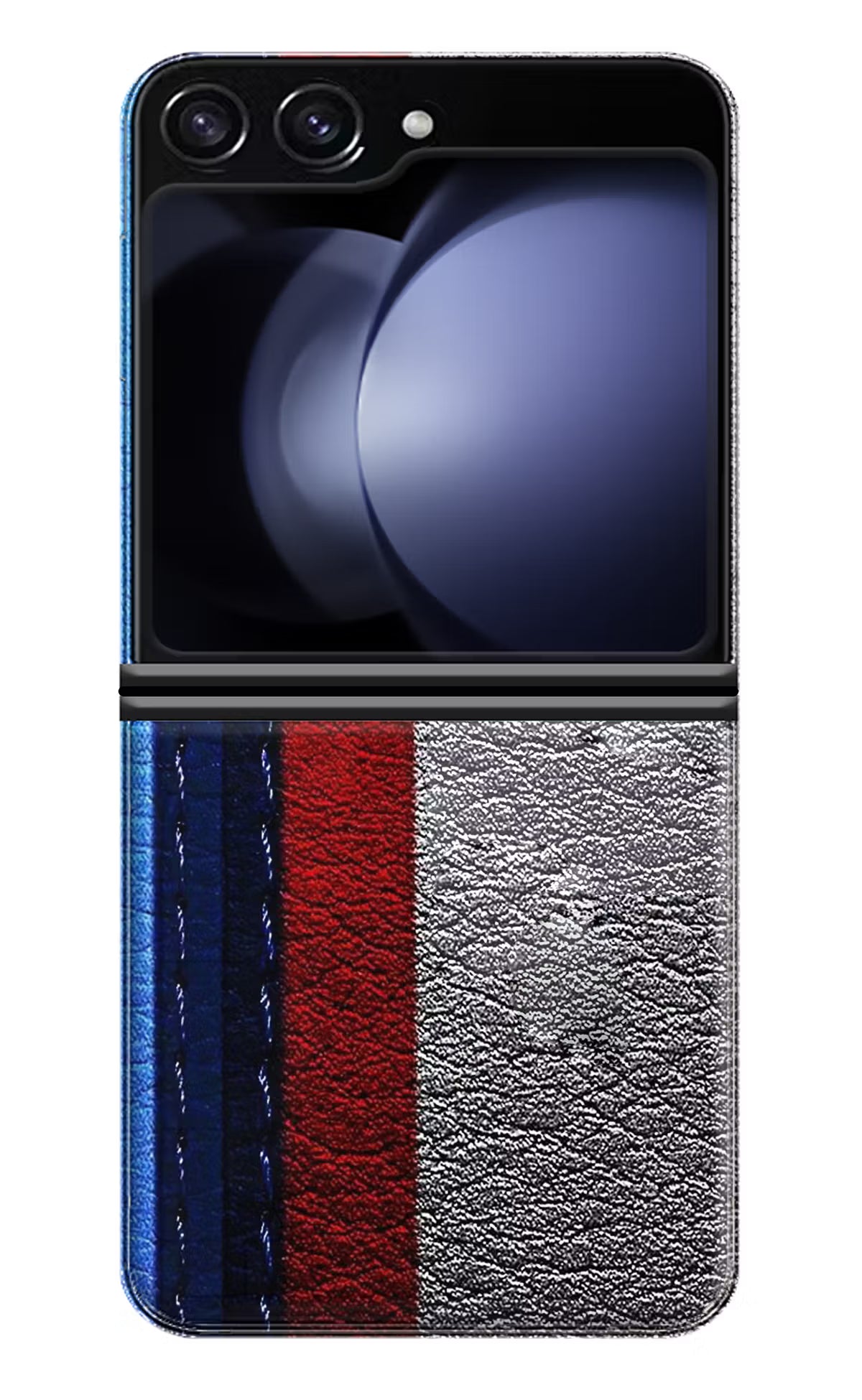 BMW Stripes Samsung Galaxy Z Flip5 Hard Case Back Cover by Casekaro