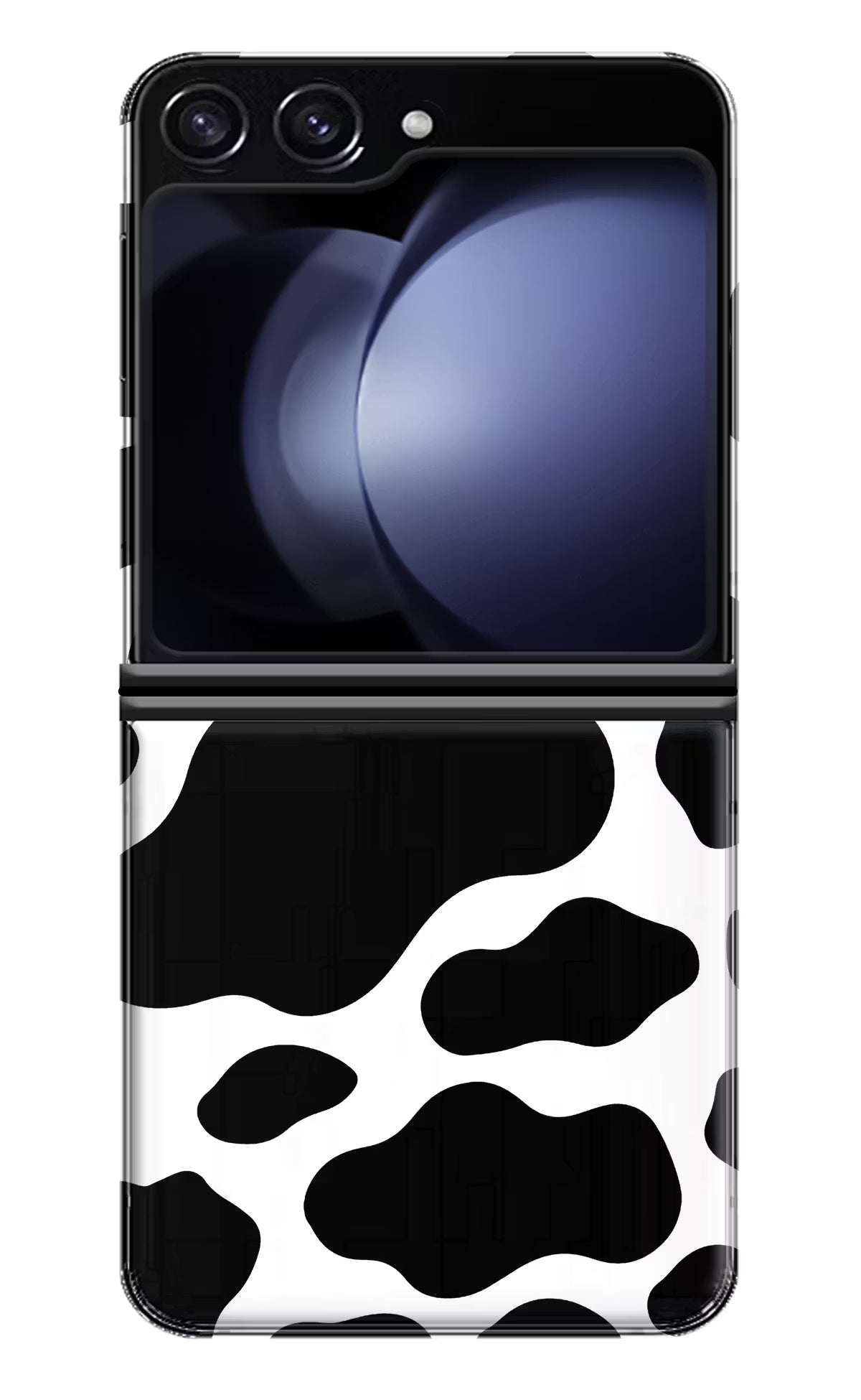 Cow Spots Samsung Galaxy Z Flip5 Hard Case Back Cover by Casekaro